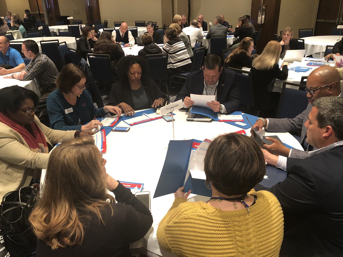 NAESP's tweet photo. We’re wrapping up our advocacy day prep. Members of @NAESP and @NASSP are working together to amplify messages like #raisethecap and #SaveTitleII we’re taking to Capitol Hill tomorrow. #naespNLC #PrincipalsAdvocate https://t.co/vAUHXpBeNf