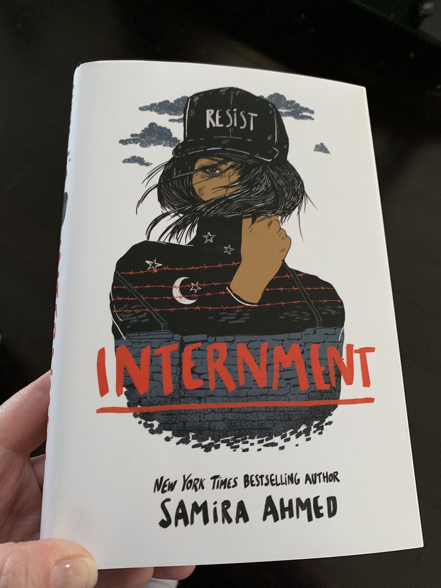 glitterqn15's tweet photo. So excited to receive my pre-ordered copy of #internment by @sam_aye_ahm in the mail today!! I have been waiting for this book to come out and it was the best surprise to come home to!! I canโt wait to read it and to share it with my students ๐. #powerfulbooks #inspiringauthor https://t.co/dAu1QcNXAr