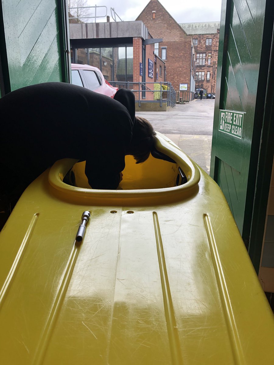 Thanks to our estates team for carrying out essential maintenance on our fleet of revenge polo kayaks over the last few days. Due to the chlorine in the pool the bow and stern rubber bumpers corrode over time. <a href="/BoltonSchool/">Bolton School</a> <a href="/Philip_Britton/">Philip Britton MBE</a> <a href="/PyranhaKayaks/">Pyranha Kayaks</a> <a href="/RevengePolo/">Revenge Polo Kayaks</a>