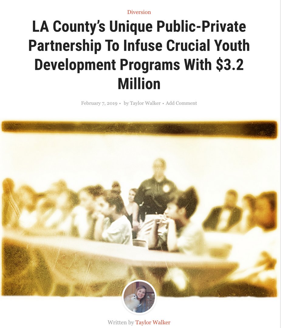 calfund's tweet photo. Learn more about CCF and @LibertyHill's historic public-private partnership with @LACProbation to provide community-based organizations with support to strengthen youth development services in #LA county. https://t.co/Of6q9biAPQ #Unlockjustice #CCFinLA https://t.co/Y7owCStKoo