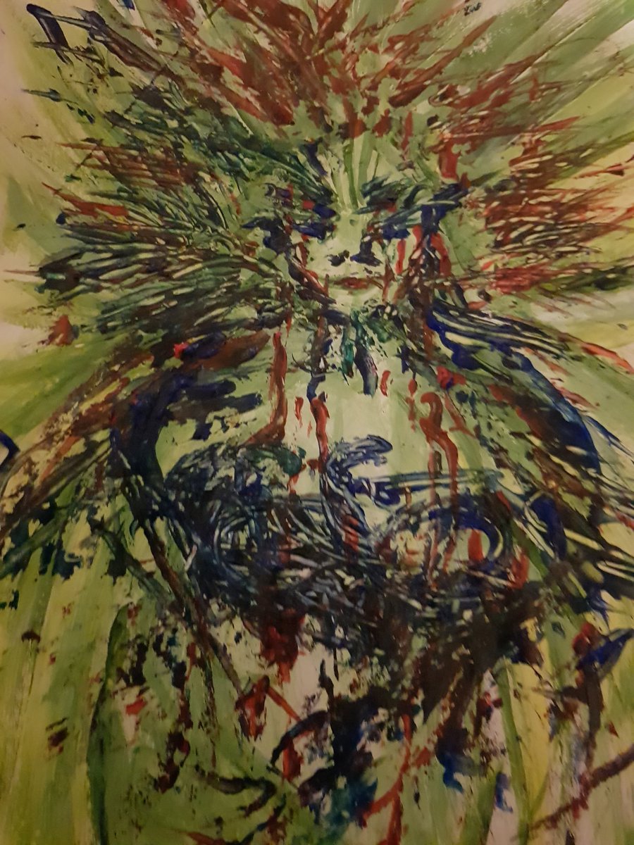 JasonJollands's tweet image. This is my partners painting tonight
#LossOfChild
#SickNotWeak 
She says it feels like this is how she #bleeds 
All she wants is hers #baby #back 
#MentalHealthAwareness 
#mentalhealthmatters 
#Arttherapy