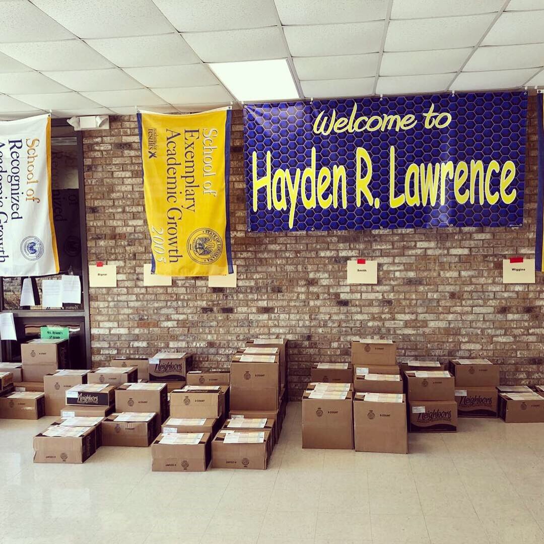 NeighborsLLC's tweet photo. Oh the places Neighbors goes... today it was Hayden R. Lawrence Elementary, Deville, La. 
Thank you to everyone that helped make this delivery a “sweet” success! 
Spring into action and start planning your Fall Fundraiser today!
#schooldundraiser
#fundraising 
#neighborsllc https://t.co/4vgwuoBPoJ