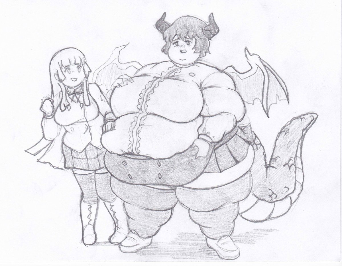 MagicStraw on X: Patreon Suggested Sketches: Anne & Grea (Manaria Friends)  Alice (Monster Girl Quest) I guess today's theme was monster girls   / X