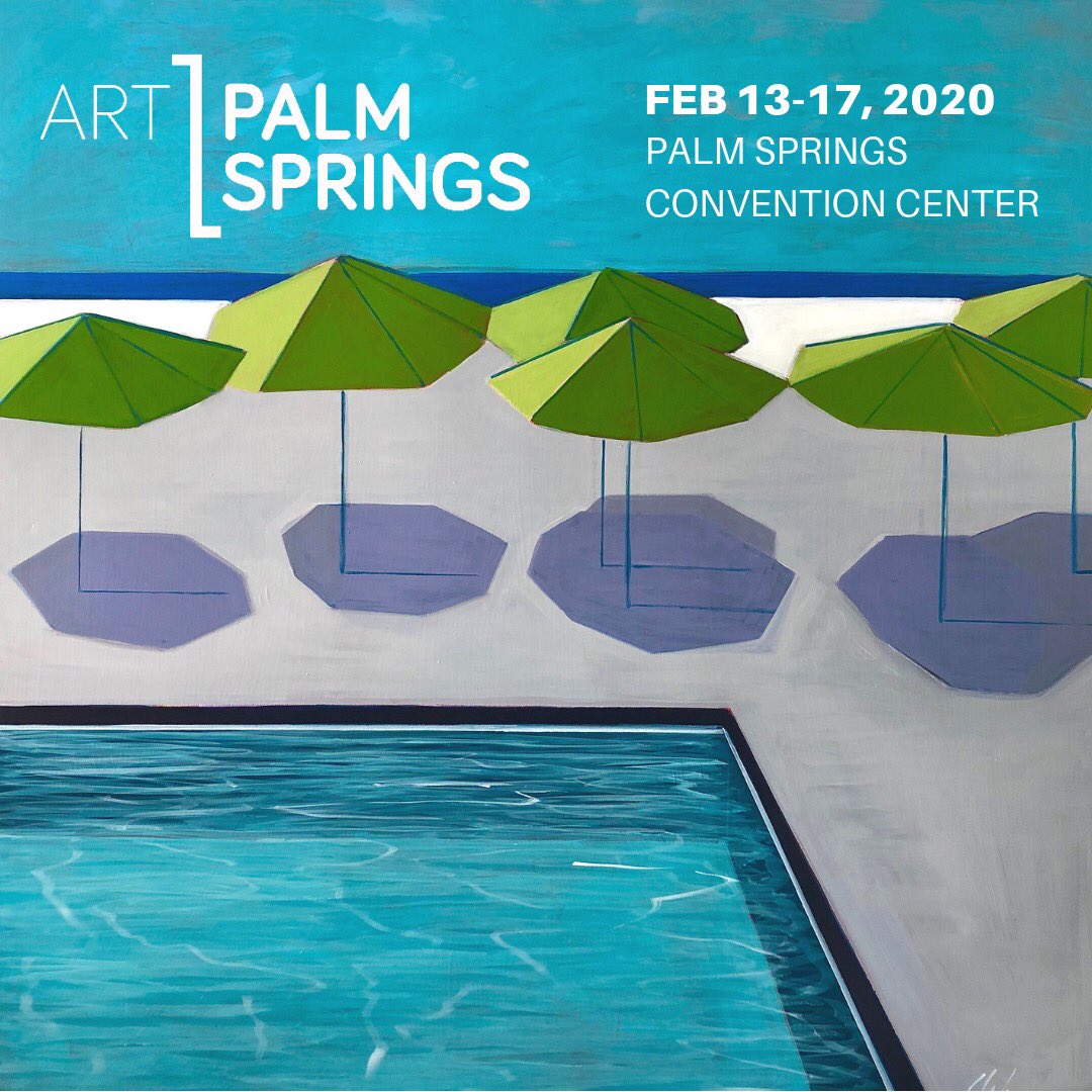 SAVE THE DATE! Art Palm Springs will be heading back to the Palm Springs Convention Center in 2020 from the 13-17th! #contemporaryart #postwarart #artfair #artist #artgallery #artcollector image courtesy of Caldwell Snyder Gallery by artist Melissa Chandon!art-palmsprings.com