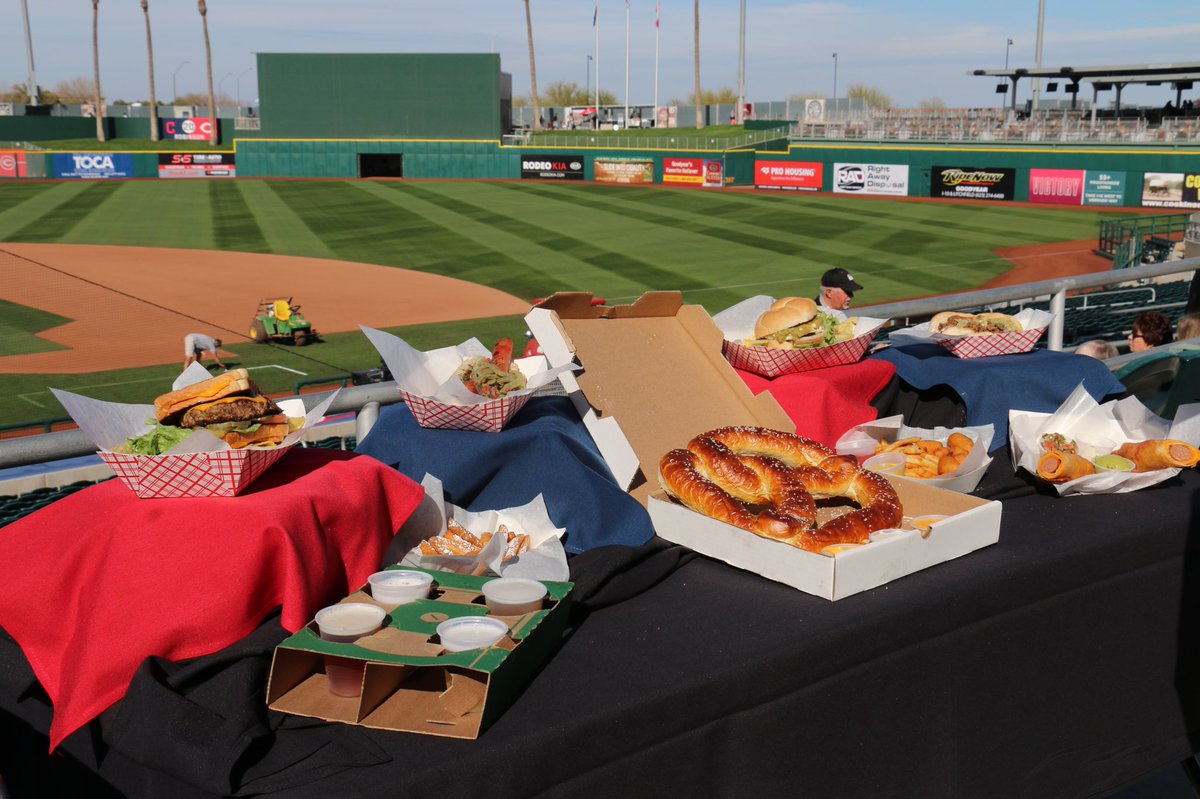 GoodyearBP's tweet photo. Only 6 games left to snag these good eats, don’t miss out! #TenGoodYears #RedsST #TribeSpring https://t.co/3GIDmYxUV6