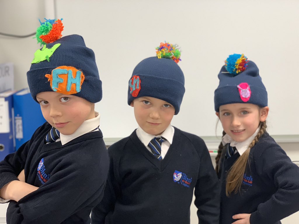 SJOTH_DT's tweet photo. 2 Birch finished their beanie hat project today and wanted to show you just how #cool they look! #fashion #handmade #TooCoolForSchool #DTisFun @sjoth_official https://t.co/7G7oX8zskJ