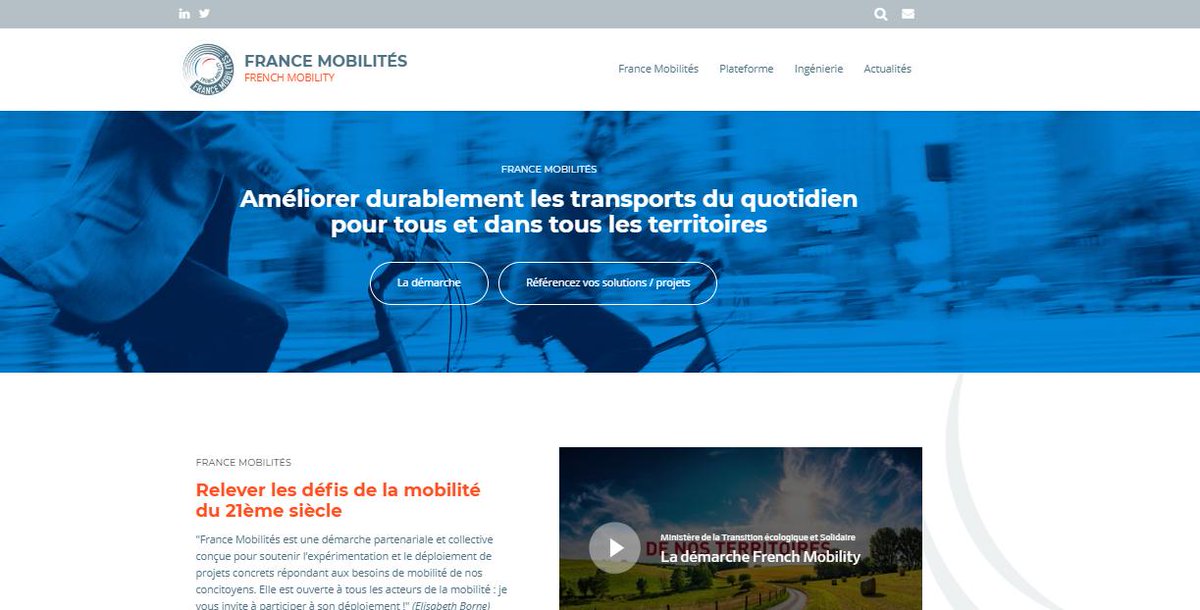 FR_mobilites's tweet photo. Le site « France Mobilités » est ouvert. Il recense déjà 70 projets innovants, afin de favoriser les retours d'expérience et plus de 300 solutions de mobilité pour innover, expérimenter et déployer des projets de territoires.  https://t.co/zF4XpkNEAH https://t.co/1NxQRytqlQ