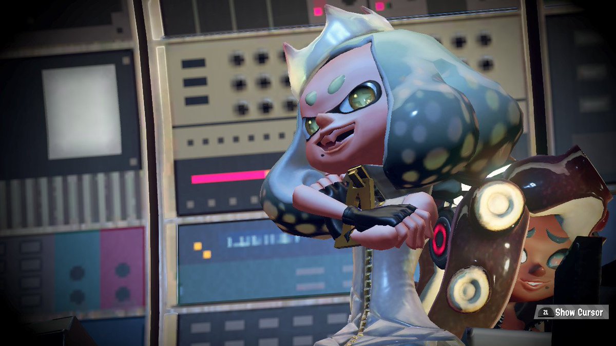 actualagent8's tweet photo. On another note, Here are the Pearl snaps from #knightsvswizards #splatfest ! Feel free to use! #splatoon2 #pearl https://t.co/Yo9ckqJScG