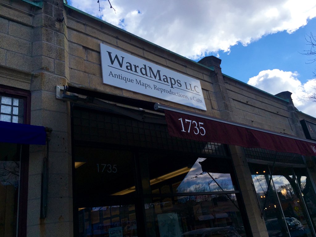 _KennyUong_'s tweet photo. Of course I can’t leave #Boston without a visit to @WardMaps in #CambridgeMA! @MBTA 😍❤️🚆🚌🚇 #publictransit #WardMaps #MBTA https://t.co/2fXhxRpgRo