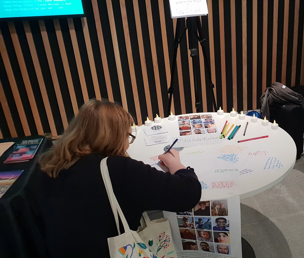 sabiha_chaplain's tweet image. Thanks to all who came to show their love and support at the @RoeCoexist tribute to the victims of the #Christchurch mosque attack last week.

@UR_Library @RoehamptonUni
@RoehamptonSU
@RoeSouthlands @RoeChaplaincy
@DigbyCollege @RoeWellbeing
@RoeRightNow

#peace #love #humanity