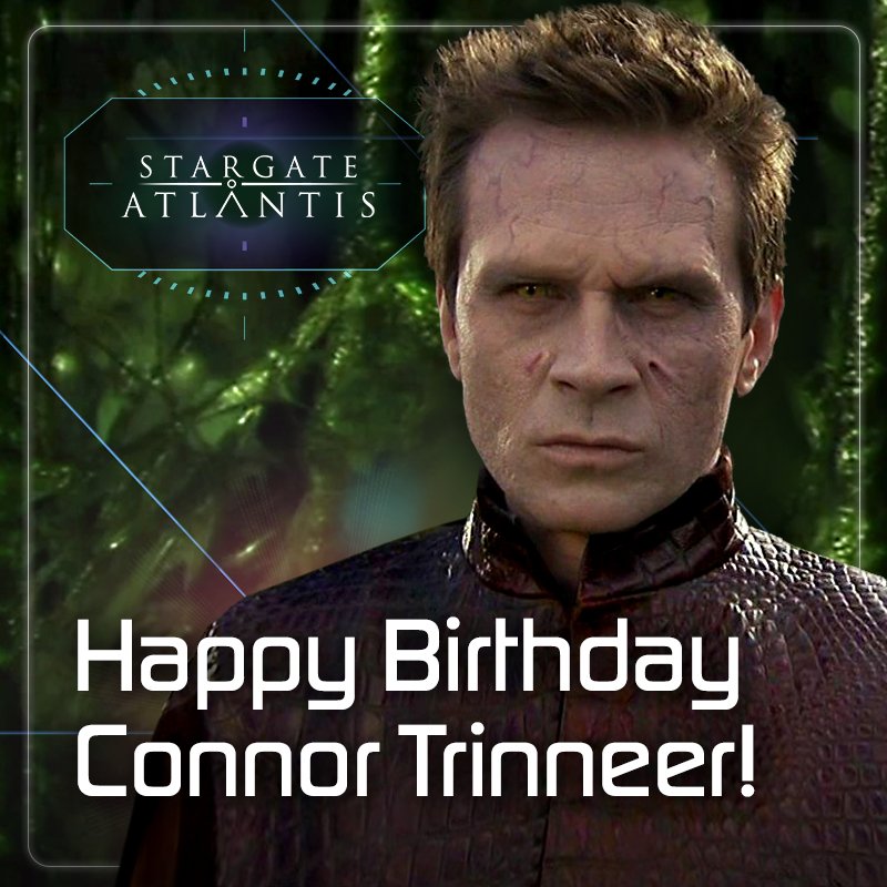 Happy Birthday, Connor Trinneer, who played the Human-Wraith hybrid Michael Kenmore (Lastlight)! 