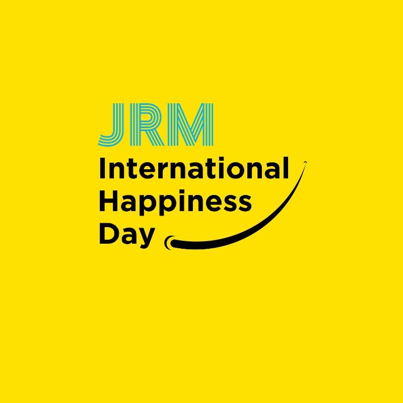 The JRM Hospitality team will be taking part in the International Day of Happiness for 2019. We will be sharing our happy thoughts so that we can bring a positive vibe to everyone's day.