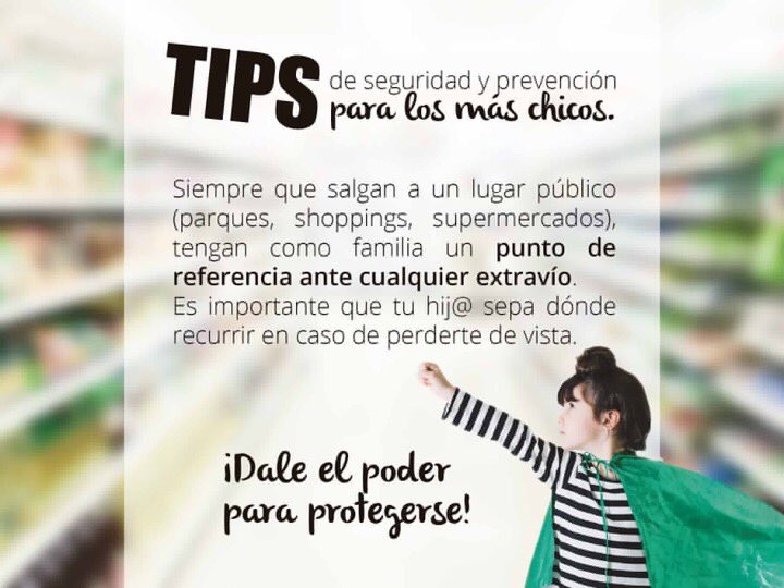 femmepowerar's tweet photo. ¡Más seguridad es más poder!
💪🏻💪🏻💪🏻💪🏻💪🏻
#prevencion #seguridadinfantil #chicos #MiniTips https://t.co/txvEyH9Zoc
