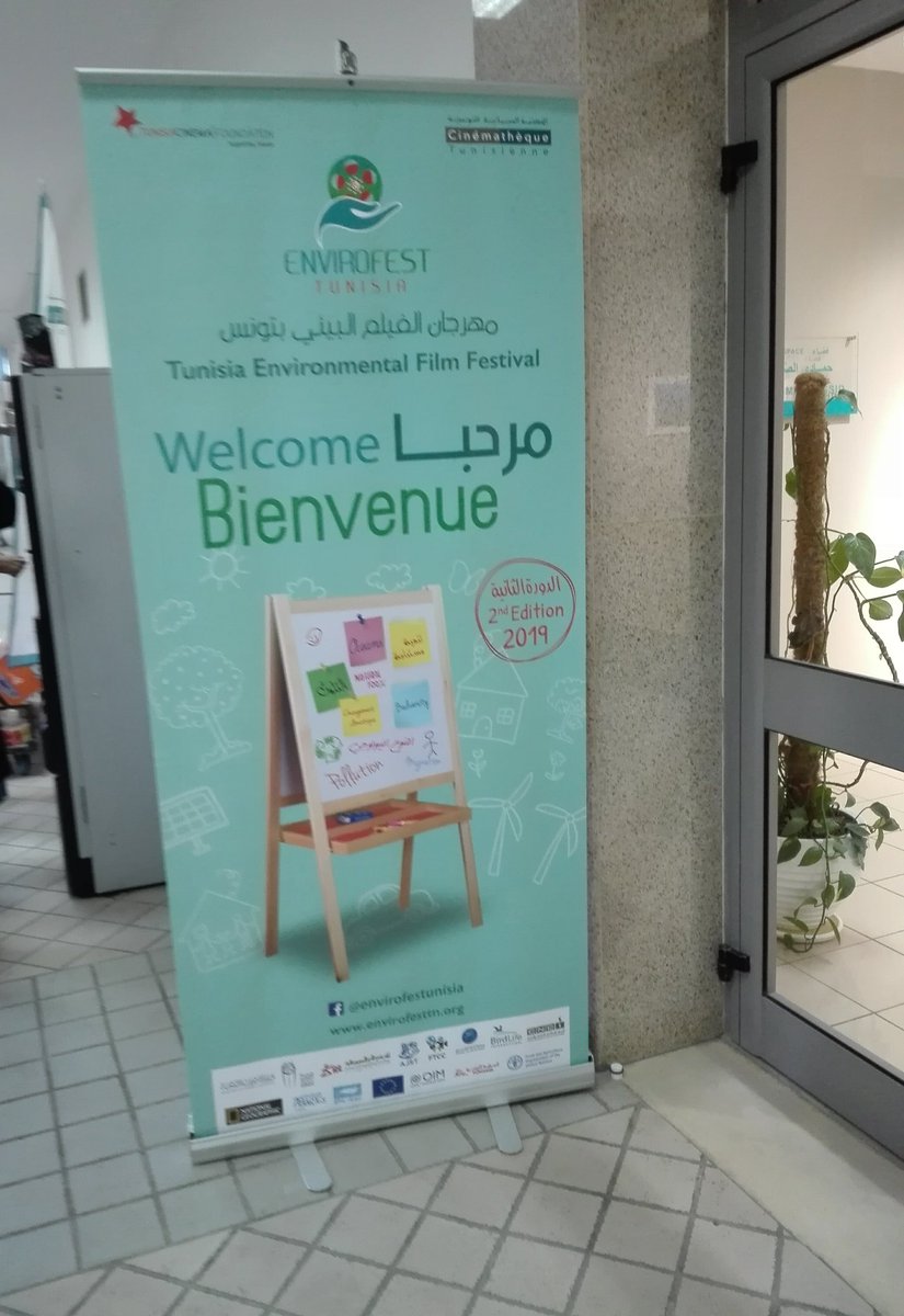 GhadaJaballah's tweet photo. Thanks @EnviroFest for the great film and discussion ... so much food for thought! Looking forward to the rest of the programme #envirofest #Tunisia https://t.co/eitBbTcwDv