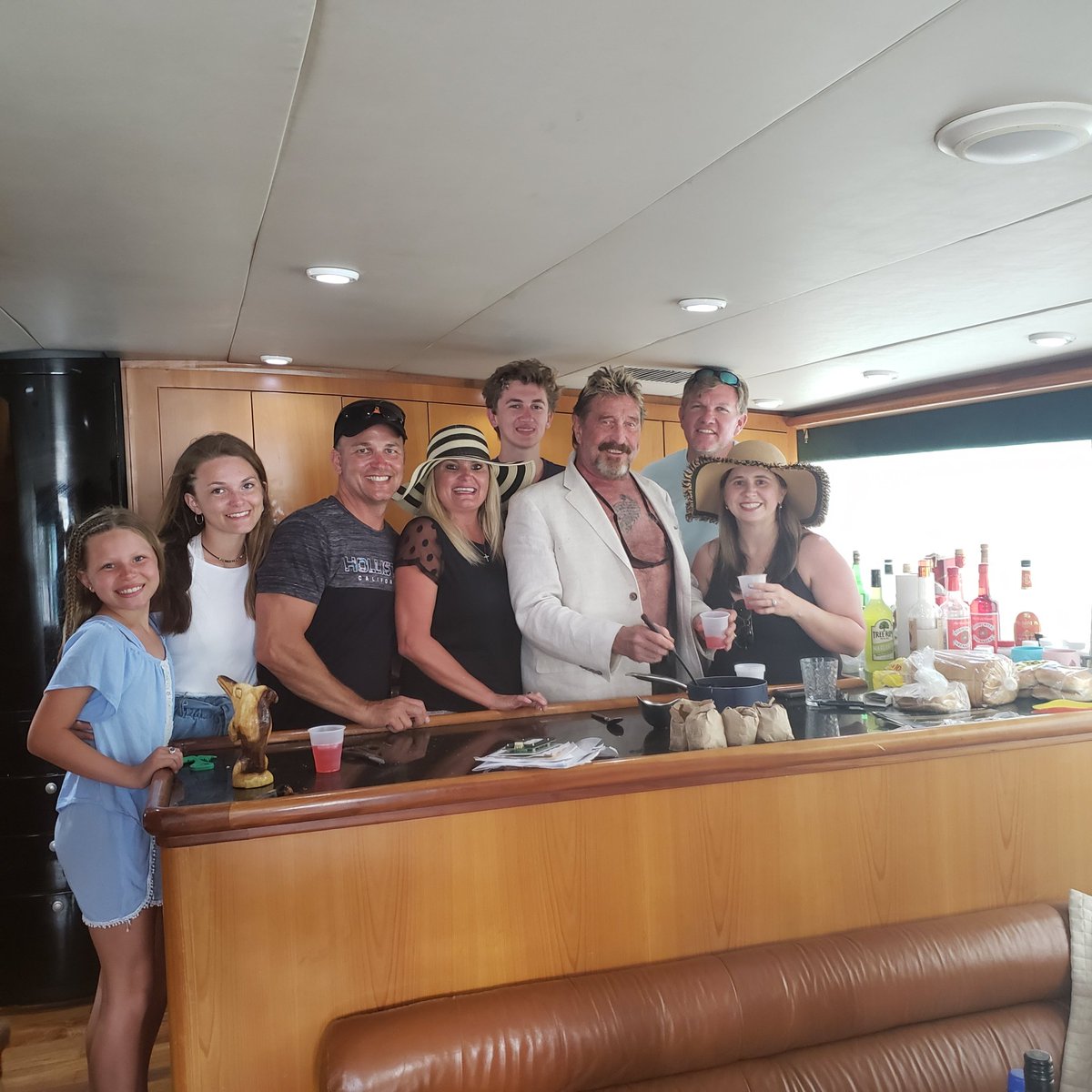 John McAfee on Twitter: “A family or two that stopped by to check us