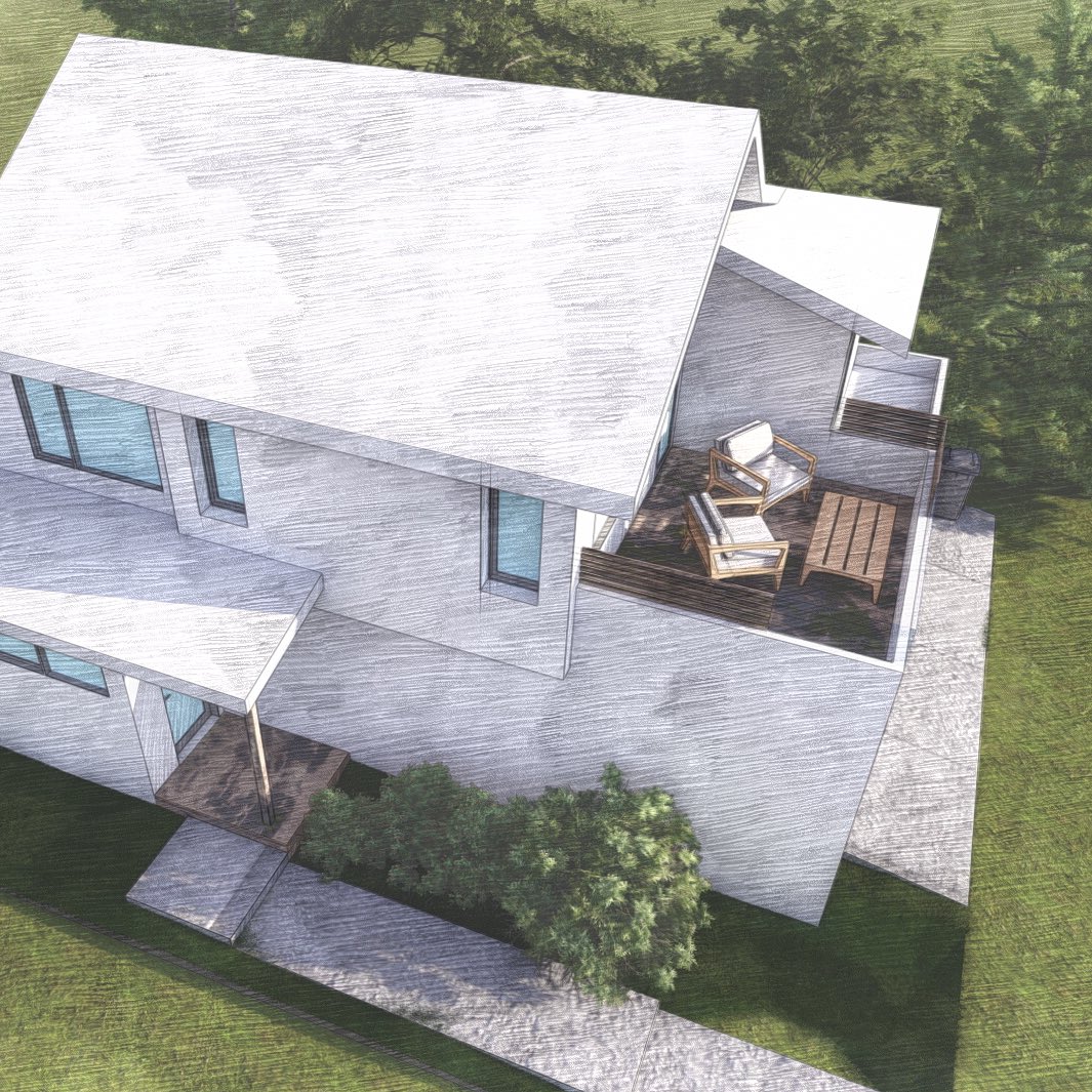 modworks_'s tweet photo. Preliminary renderings for a #westhillhurst #backyardsuite. Two bedrooms with an at-grade studio. Designed to take advantage of South and West exposure. #yyc #yycdesign #yycinfills #yeg #gardensuite #garagesuite #adu https://t.co/xiQTIdQVDP