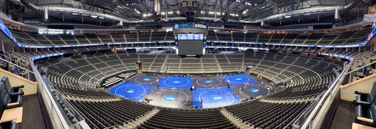 NCAAWrestling's tweet photo. The City of Champions is ready! 🤼‍♂️

#NCAAWrestling https://t.co/uM5g7a6CZ4