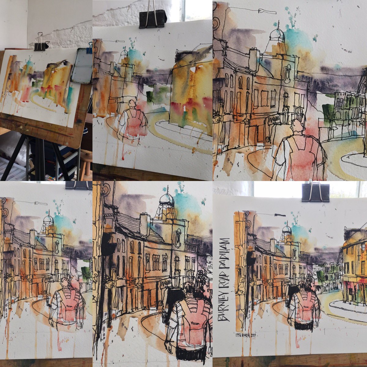 LizAckerleyArt's tweet photo. Working on a little video of my #colourfirst approach. Here are the stages #padihamsketch https://t.co/tYj7NkhMx3