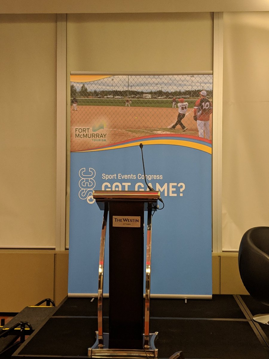 SportTourismYMM's tweet photo. Day 1 in the books at @SportEventsCong #SEC19 in Ottawa! Awesome to re-connect with old friends and make some new ones today. Bring on the @REDBLACKS tailgate party! 🎉 https://t.co/2qLl8F3fYZ