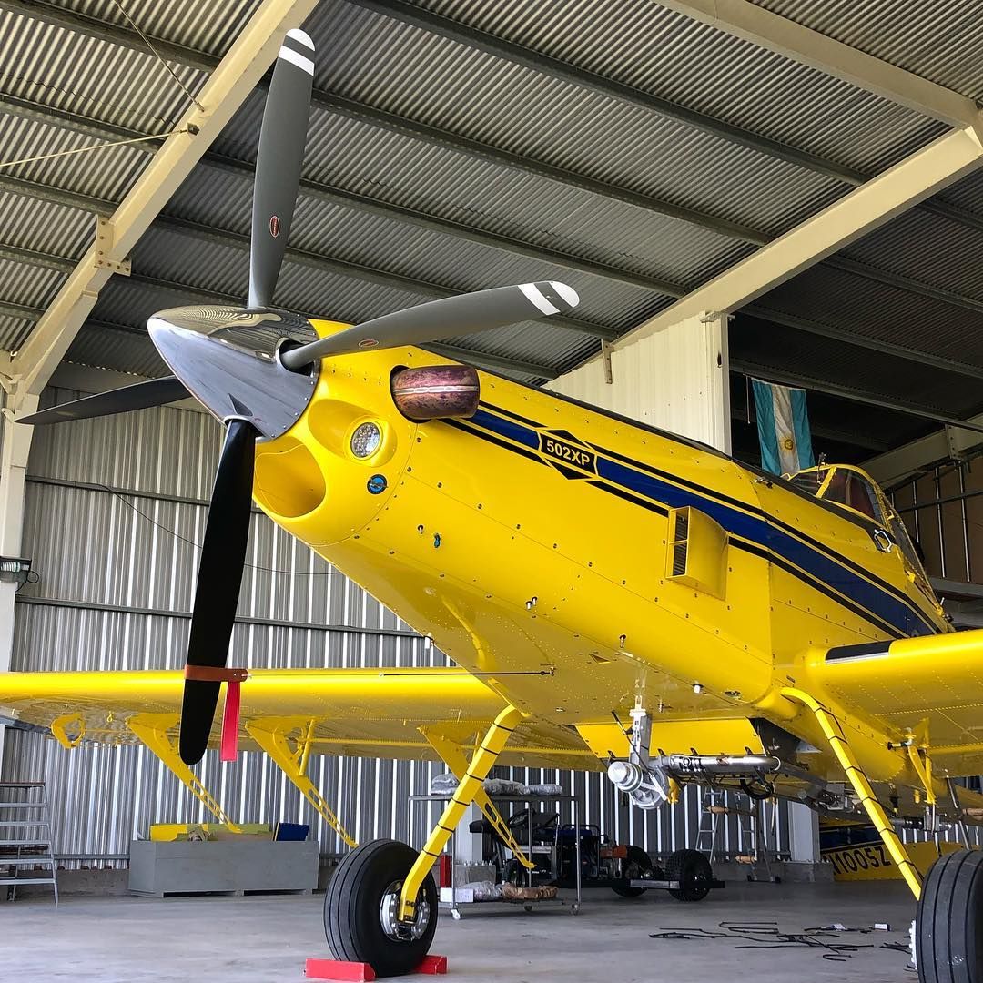 The #AirTractor #502XP has the Xtra Power to haul a full load even on the hottest days. The 502XP will help you finish more acres in less time, with less effort. Driving that performance is the @PWCanada PT6A-140AG turboprop engine.