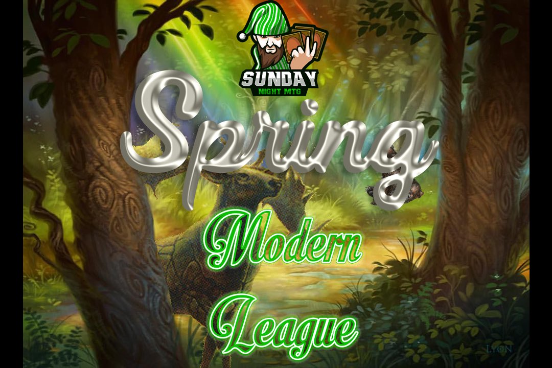 SundayNightMTG's tweet photo. Who is ready for week two of the spring modern season? I know I am!!!! Coverage starts at 7:30pm est
https://t.co/uTDzkV1oB1 https://t.co/LDZOpfwixV