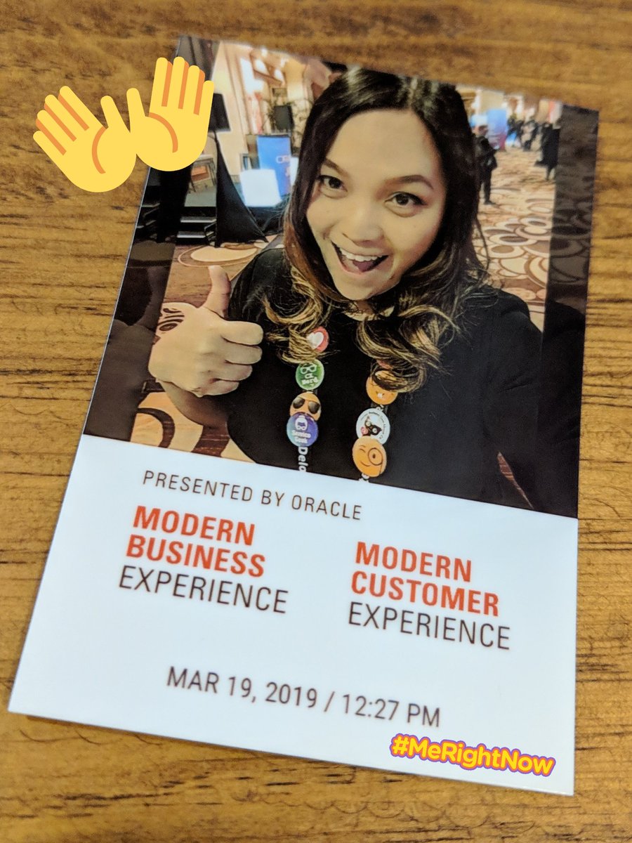 JoyceSurujbhan's tweet photo. Day 2 at 0racle Modern CX  #Oracle #ModernCX Real life #CXHeroes https://t.co/SyHJfkwBtb