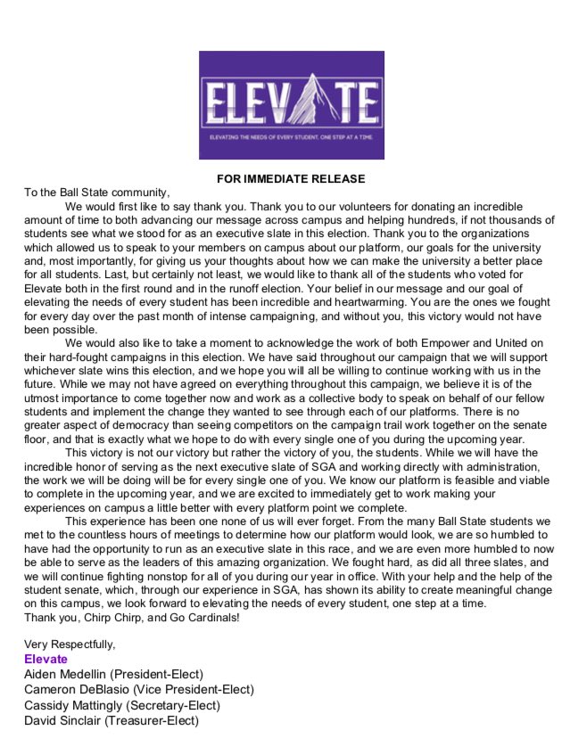 2019Elevate's tweet photo. We’d like to express our deepest and sincerest gratitude to all of our supporters who voted for us!! https://t.co/uHkNS61Rae