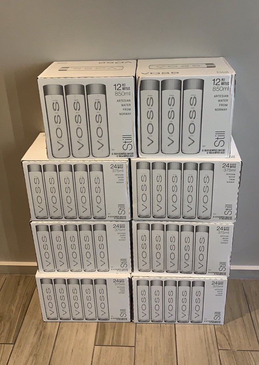 Thank you <a href="/VossWater/">Voss Water</a> for the special delivery <a href="/EastMiami/">EAST, Miami</a>! 

💧🙏👌👊