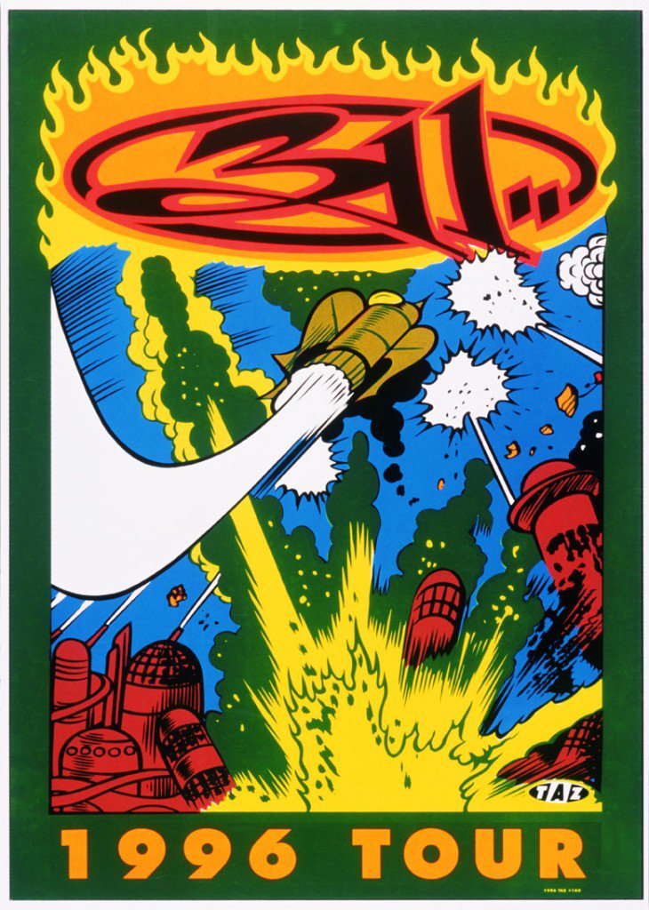 "Rock Poster God” a show featuring <a href="/jimevansTAZ/">Jim "TAZ" Evans</a>. The two day show runs March 29/30 in the <a href="/RegimeContemp/">RegimeContemporary</a> gallery, and will feature rare prints from Evans’s collection, including prints from early Lollapalooza. RSVP: fanlink.to/taz_regimecont…