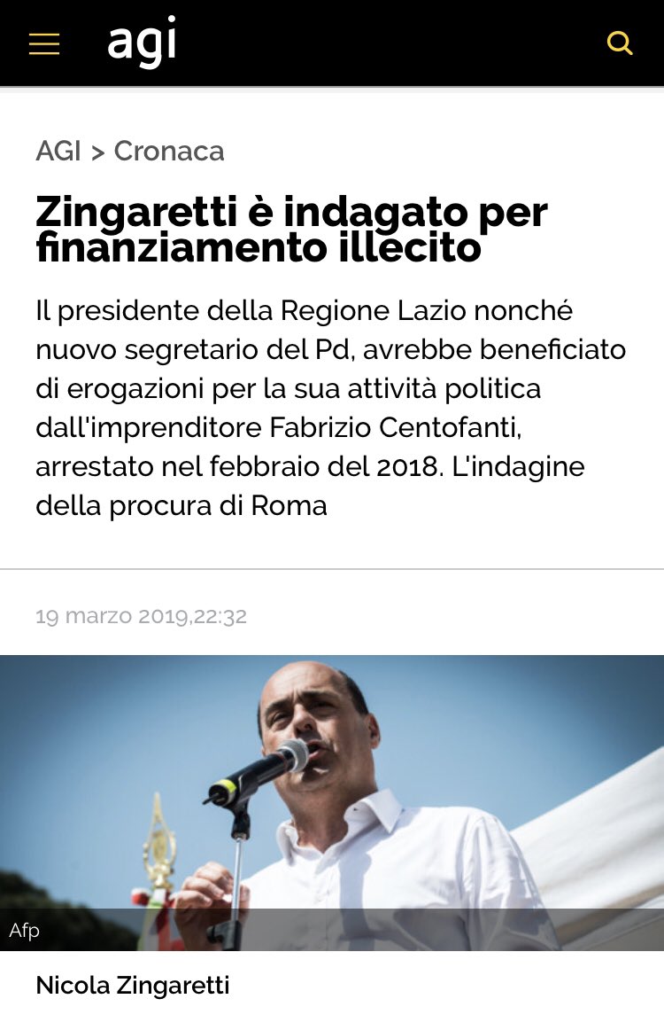 Adesso sì che #Zingaretti è un vero segretario del #PD! 

#ZingarettiIndagato