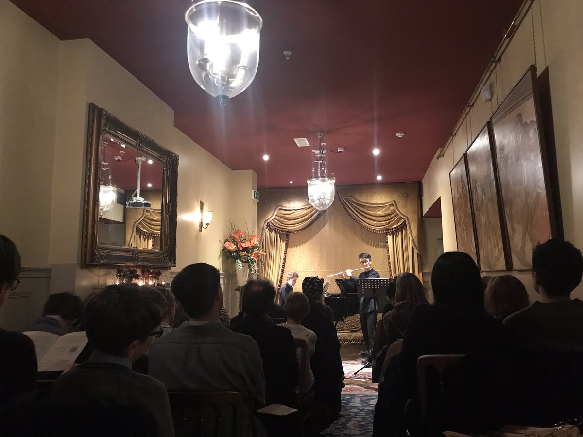 alexwoolfmusic's tweet photo. Stunning recital by @danjshao at @1901ArtsClub tonight! A total pleasure to perform with him in the live premiere of my Golden Rhapsody. https://t.co/ixRr10pyyn