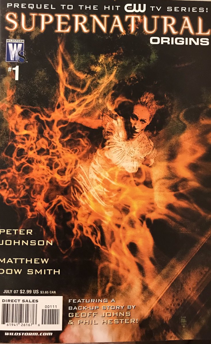 ManFirestorm's tweet photo. Supernatural Origins 1 - Bought this on a whim BITD and loved the art, it has a Phil Hester feel to it, angular and dark. And the colors, wow, just fantastic.
#PeterJohnson
#MatthewDonSmith
#JDMettler
#GregThompson https://t.co/rT8mDuxp7H