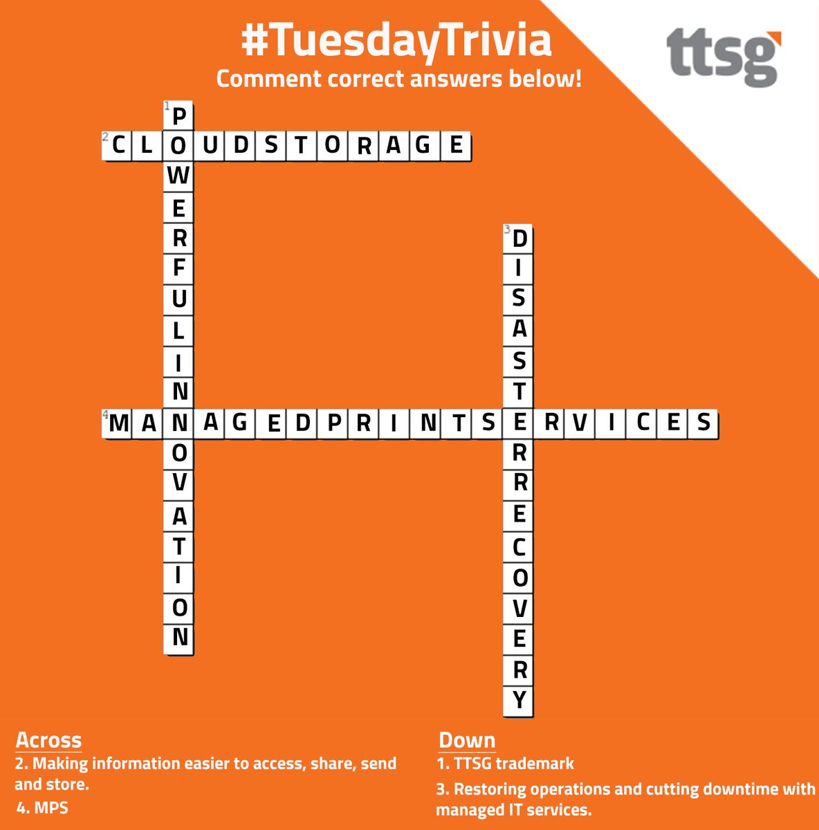 We found the teacher's answer key for #TuesdayTrivia 🤫

#Crossword #Puzzled #PuzzleLover #DidYouKnow #Facts #CompanyKnowledge #Across #Down #KnowThis #ttsgFacts #AnswersBelow