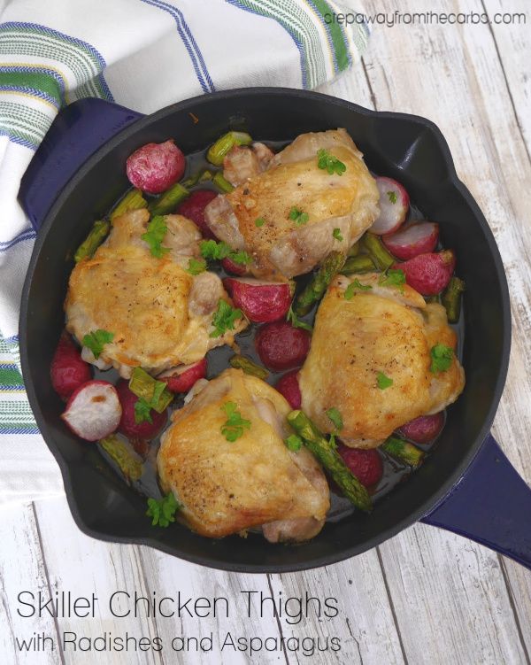 stepawaycarbs's tweet photo. Skillet Chicken Thighs with Radishes and Asparagus - Step Away From The Carbs https://t.co/OpNtA2Eh83 #lowcarb #lowcarbrecipes #lowcarbspring #ketorecipes #chickenthighs #springmeals #skilletmeals #lowcarbfood #lowcarbdiet #ketofood https://t.co/eGQQcsdeks
