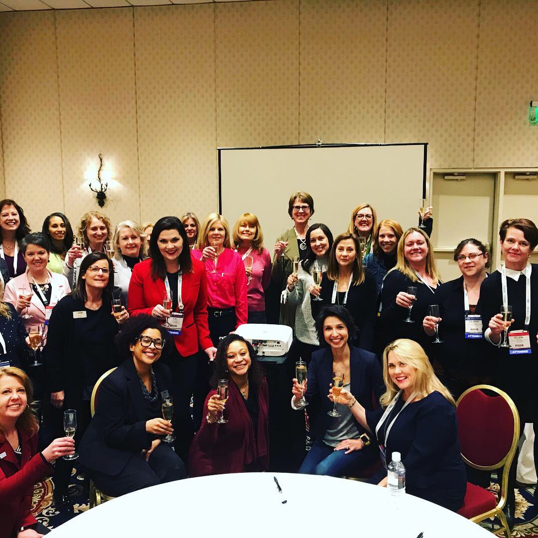 dianakander's tweet photo. I’ve never given a speech where they served champagne and rack of lamb but so grateful to #ASAEIdeas19 for asking me to run the women’s leadership training! https://t.co/1JLiy2O9k1