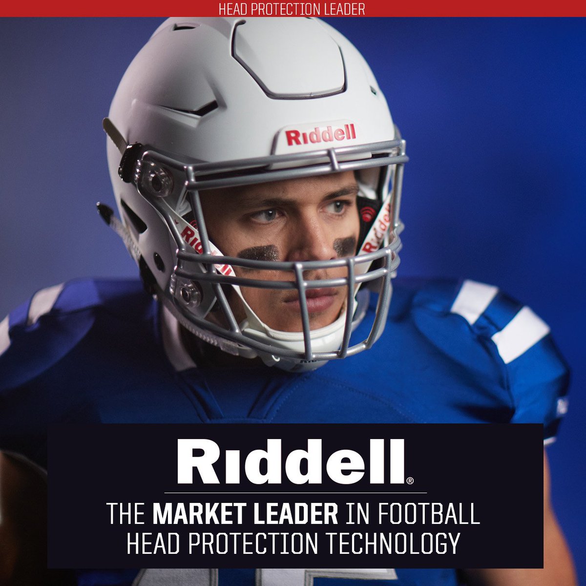RiddellSports's tweet photo. We are proud to lead the way in innovation and technology in the name of advancing player protection. #HeadProtectionLeader https://t.co/2OXUllHgWY