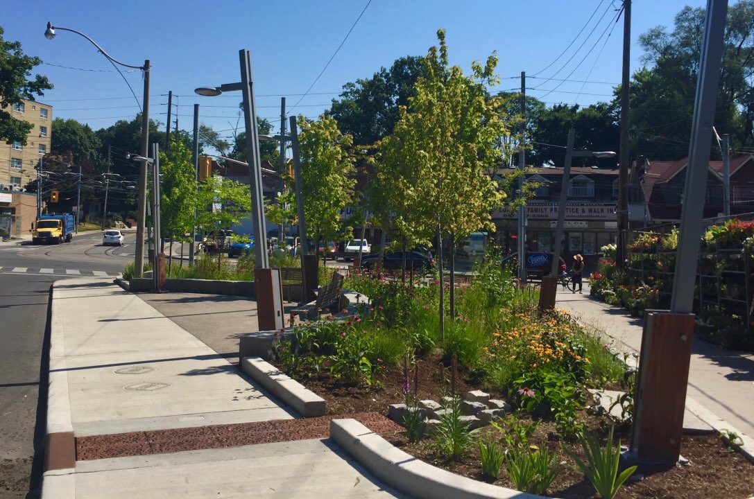 SheilaBoudreau's tweet photo. @CSLA_AAPC National Award for Green Streets! In time for @TRCA_HQ #TRIECA2019 New #greeninfrastructure standards - A project, I co-led @CityPlanTO w/ #Toronto Water engineer, Patrick Cheung @PEO_HQ - produced by @OALA_ON Schollen &amp; Co + @TMIG + team https://t.co/0OWsVfZIGo