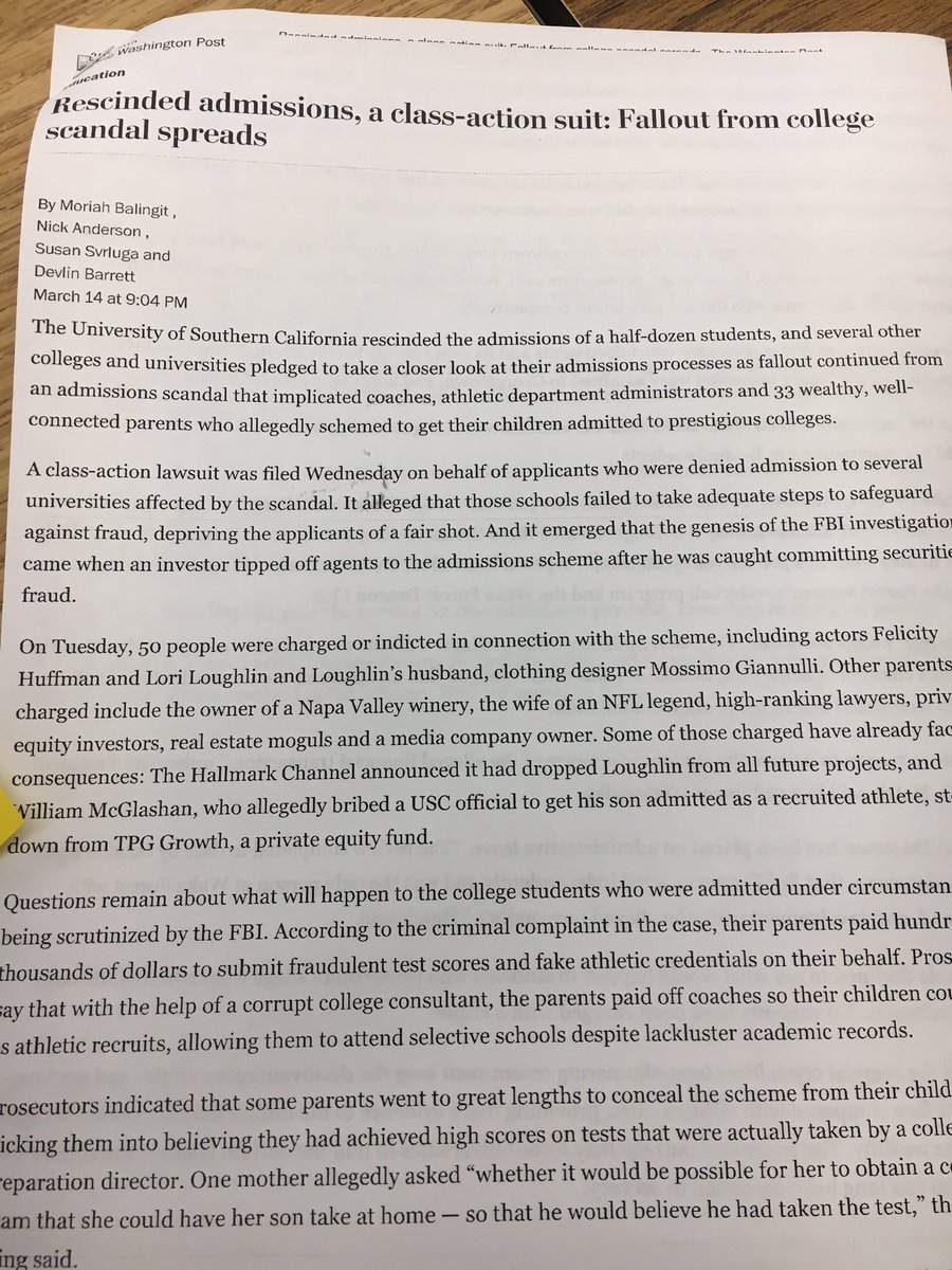 Niccole_SMBSD's tweet photo. Reading relevant current events in Laura Davila’s AVID Excel class at ECJH using the reading routineS and summing up the gist of the article in 30 words or less with a partner. #SMBSDFamily #FamiliaSMBSD #ECJHTitans @STEAMSarah @polygrad @michelesioredas https://t.co/Ib2SQ6B9ND