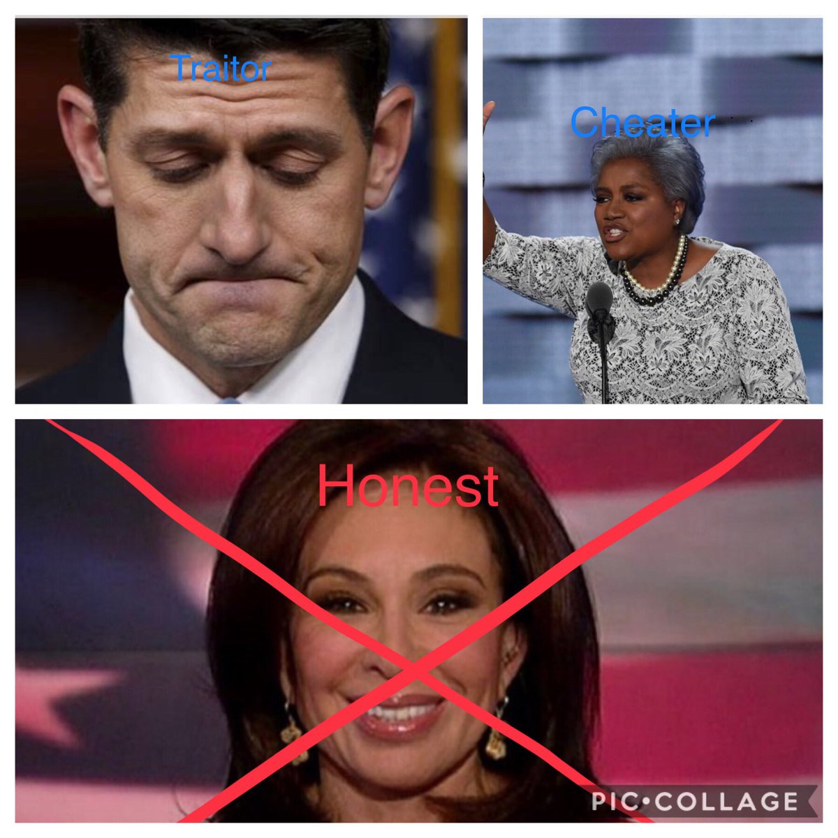 mike4882_h's tweet photo. I’m all for @FoxNews hiring democrats, but the choice of hiring #TraitorRyan cheater @donnabrazile while shutting out @JudgeJeanine is a clear sign that #FauxNews has been compromised!
Sorry @seanhannity I’ll be tuning out tonight! https://t.co/lb07o59Iz9