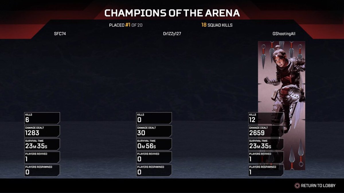 ItzOnlyAndy's tweet photo. @JustCallMExpand we make a good team 💯👀 #BattleRoyale #ApexChampions #ApexLedgends #ApexClips https://t.co/NjuGQDQ2rF