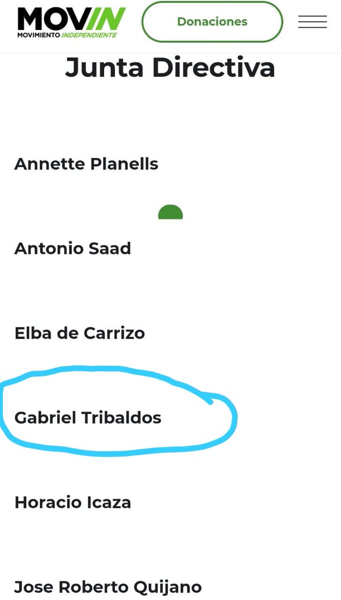 AnconCerro's tweet photo. Abogado de @MauroClaraMENTE es directivo de @MOVINPTY Gabriel Tribaldos, quien apoya a  G. Miranda... ¡Muy independiente y activista! https://t.co/VbUglJ8Kwb