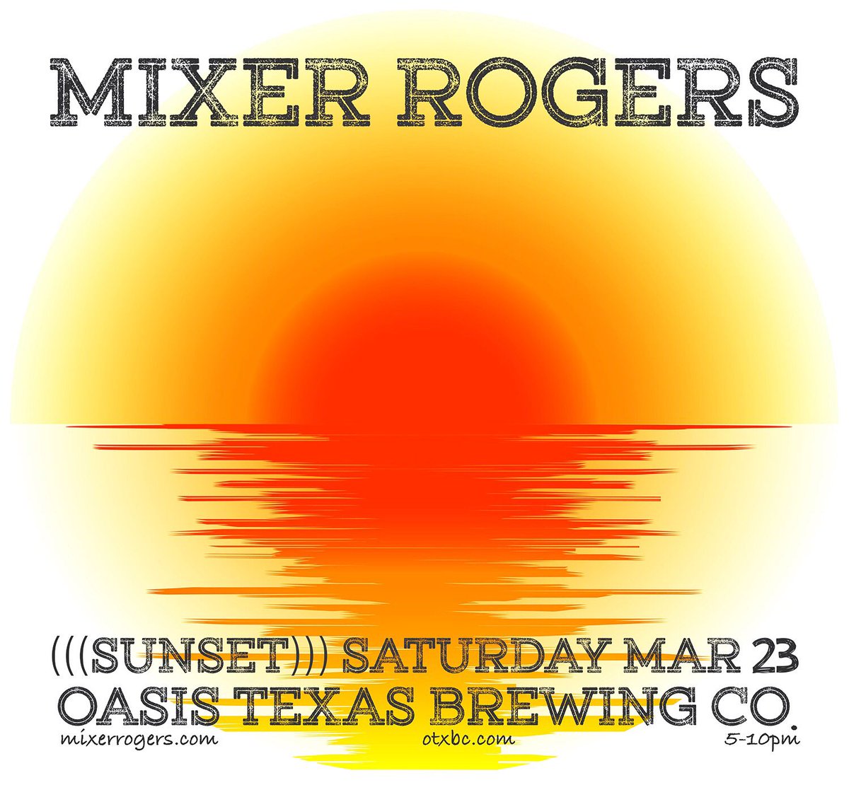 Oasis Texas Brewing (@oasistxbrewing) on Twitter photo Join us this Saturday 5-10p with the amazing <a href="/MixerRogers/">Mixer Rogers</a> providing the tunes, full craft kitchen, medal winning beer, and the best sunset in Texas 🍻🌅🎶🥙
#craftbeer #dj #otxbc #prettiesttaproomintexas #saturday #oasistexas #lakelife #brewery #drinklocal #craftmanshipmatters Join us this Saturday 5-10p with the amazing <a href="/MixerRogers/">Mixer Rogers</a> providing the tunes, full craft kitchen, medal winning beer, and the best sunset in Texas 🍻🌅🎶🥙
#craftbeer #dj #otxbc #prettiesttaproomintexas #saturday #oasistexas #lakelife #brewery #drinklocal #craftmanshipmatters