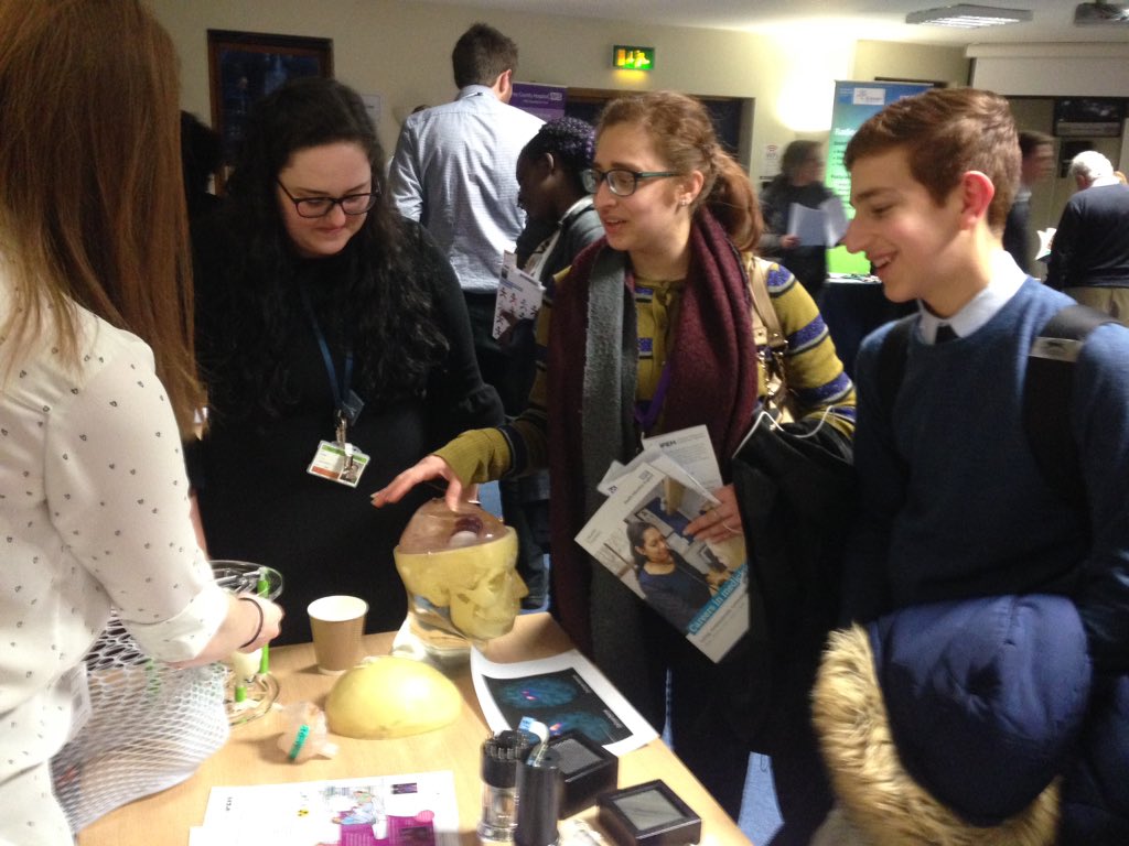 GailDistefano's tweet photo. What is Medical Physics??? I enjoyed inspiring students to consider a career in Healthcare Science, as Medical Physicists @RoyalSurrey Careers Event.@NicolleDunkers @WeHCScientists @catherinemross https://t.co/XQhIbBOiuQ