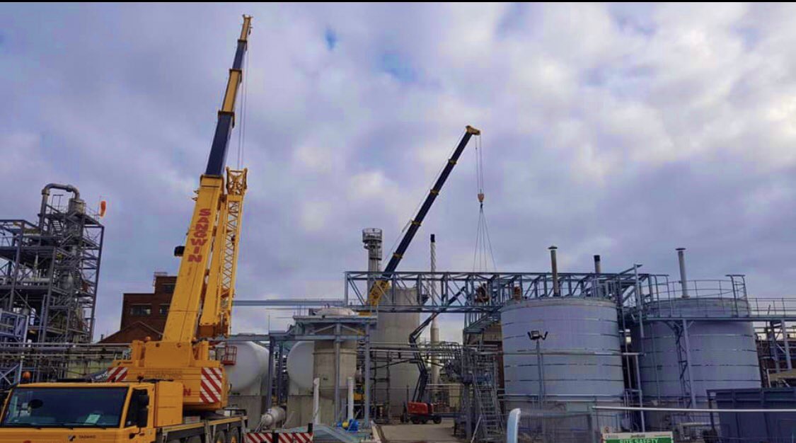Iron_fighters's tweet photo. Pipebridge going up https://t.co/dMsEsIkP8o