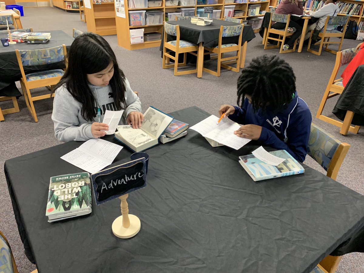 mrssarah825's tweet photo. Busy week in #gogrow-On Monday, Ss enjoyed a book tasting with @mrswhite0522 . This was a great way to expose them to different types of book genres that they typically wouldn’t pick out for themselves! #engaged #realworld #interestbased #lovereadingagain https://t.co/Lvy7n3DH99