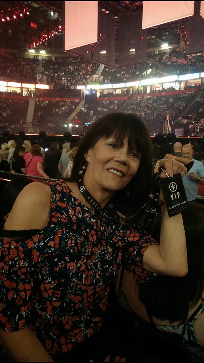TrulyMands's tweet photo. Hi Mr B @GaryBarlow Any chance of a bday tweet for my amazing mum - my sidekick at every TT gig, hanging on the barriers! #no1fan #vipalltheway https://t.co/kxMVOqX2pd