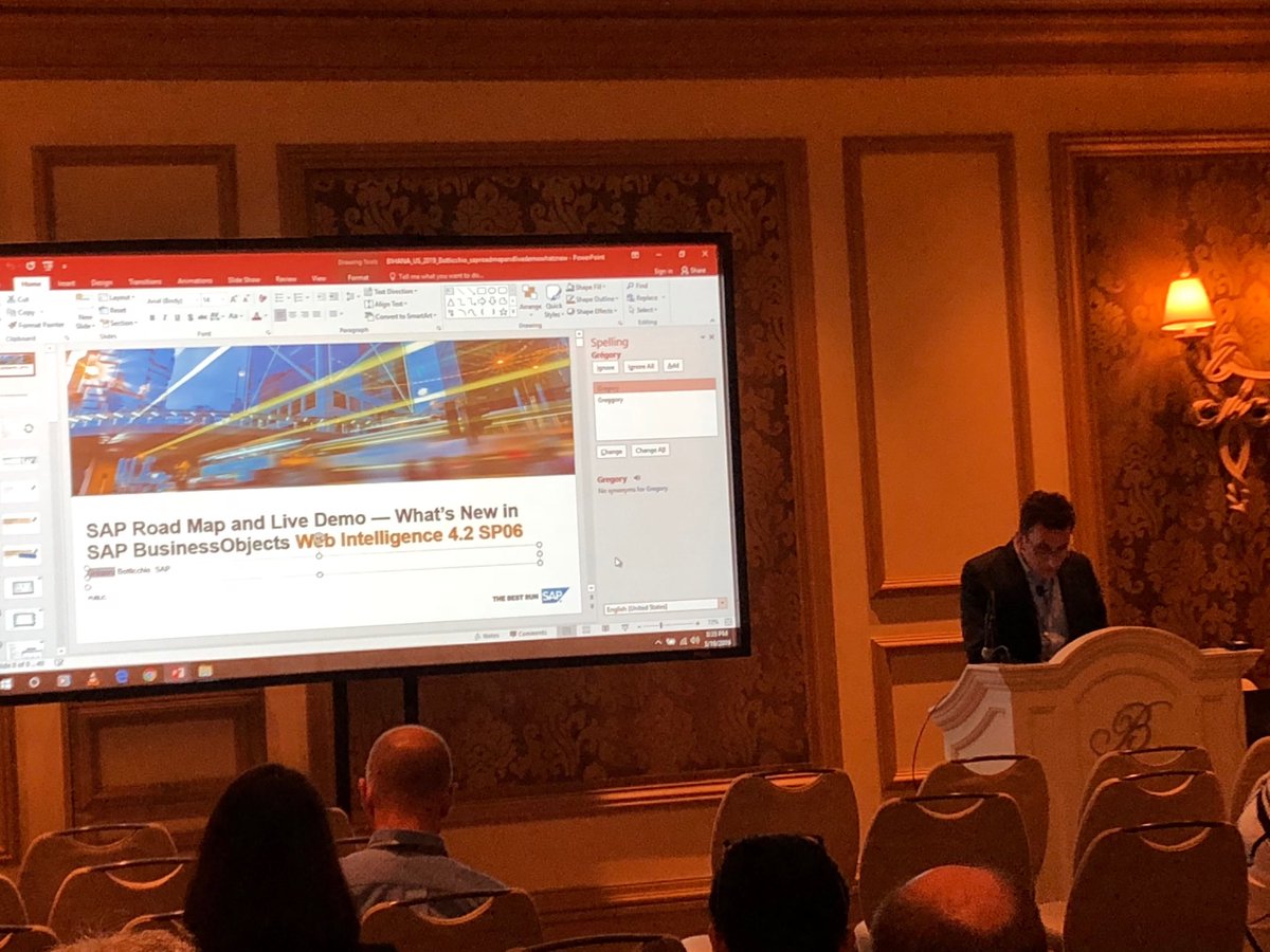 There you go...Mr. WEBI ⁦<a href="/gbotticchio/">Grégory B.</a>⁩ getting ready to showcase the #BusinessObjects live universe connector at #BIHANA2019 ⁦@360suite⁩ ⁦<a href="/SAPinsider/">SAPinsider</a>⁩ ⁦<a href="/SAPAnalytics/">SAP Analytics</a>⁩ ⁦<a href="/ASUG_BI/">ASUG_BI</a>⁩