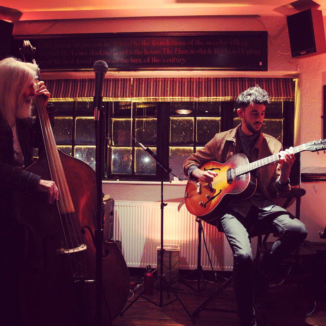 tobiecarpenter's tweet photo. I got to do a Jazz with Peter Ind! A great reminder of how far I have to go with both the bop and the beard. Very grateful for the experience. #wizard #hero #peterind https://t.co/jdk2OR3B0W