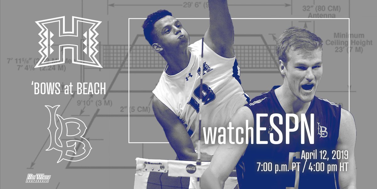 BigWestMVB's tweet image. 🚨BREAKING🚨

WatchESPN to carry a premier @NCAAVolleyball match this SPRING:

#2 @HawaiiMensVB vs #1 @lbsumvb 
📺 WatchESPN
📅 Friday, April 12th
🕖 7 pm PT / 4 pm HT

#PlayBig | #GoBows | #GoBeach