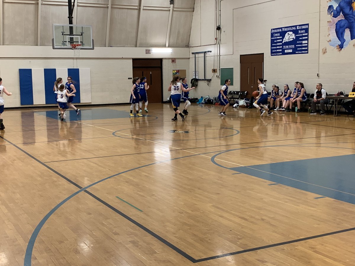 7th grade girls basketball won their first round game in tonight’s IPAC Tournament. Good luck tomorrow! #jsjayhawkway #MarchMadness
